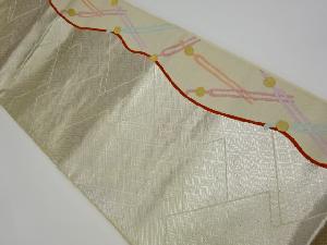 アンティーク　簪模様織出し袋帯（材料）